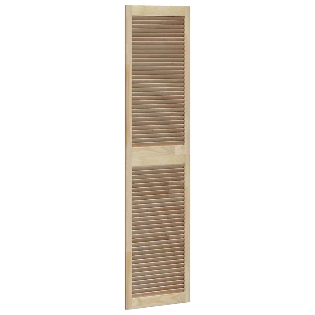 Skabsdør Naturfarvet 201 x 2,1 x 49,5 cm Massiv fyrretræ