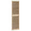 Skabsdør 2 pcs Naturfarvet 201 x 2,1 x 59,5 cm Massiv fyrretræ