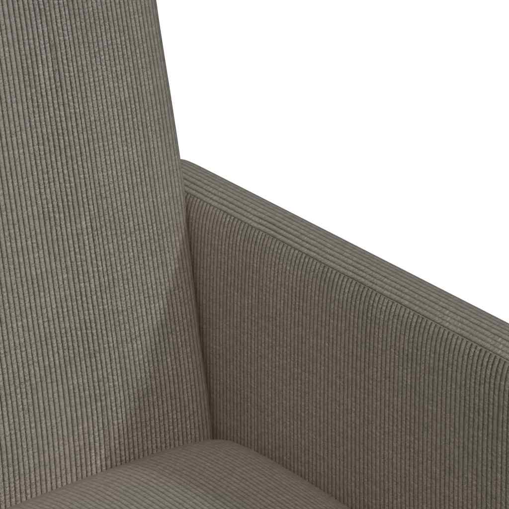 Spisebordsstole med hjul med hjul 2 pcs Lysegrå 57 x 66 x 94 cm