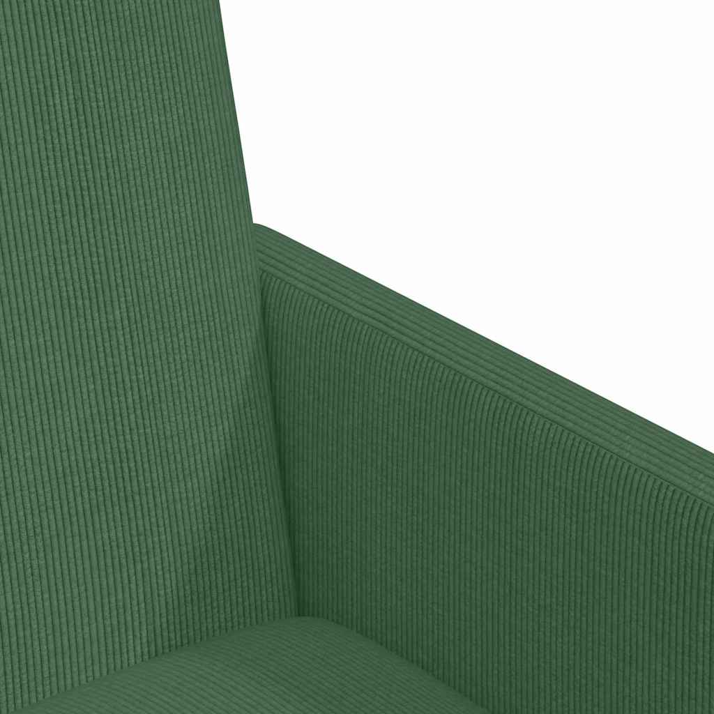 Spisebordsstole med hjul 2 pcs Grå grøn 57 x 66 x 94 cm