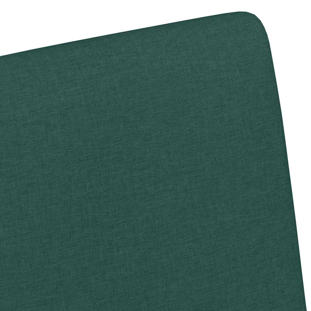Spisebordsstole med hjul 2 pcs Mørkegrøn 57 x 66 x 94 cm Stof