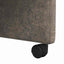 Spisebordsstole med hjul 2 pcs Mørkegrå 57 x 66 x 94 cm