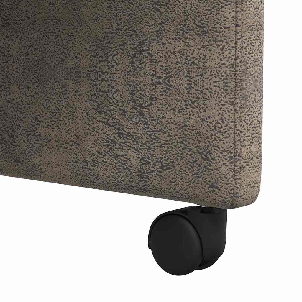 Spisebordsstole med hjul 2 pcs Mørkegrå 57 x 66 x 94 cm