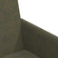 Spisebordsstole med hjul 2 pcs Army grøn 57 x 66 x 94 cm