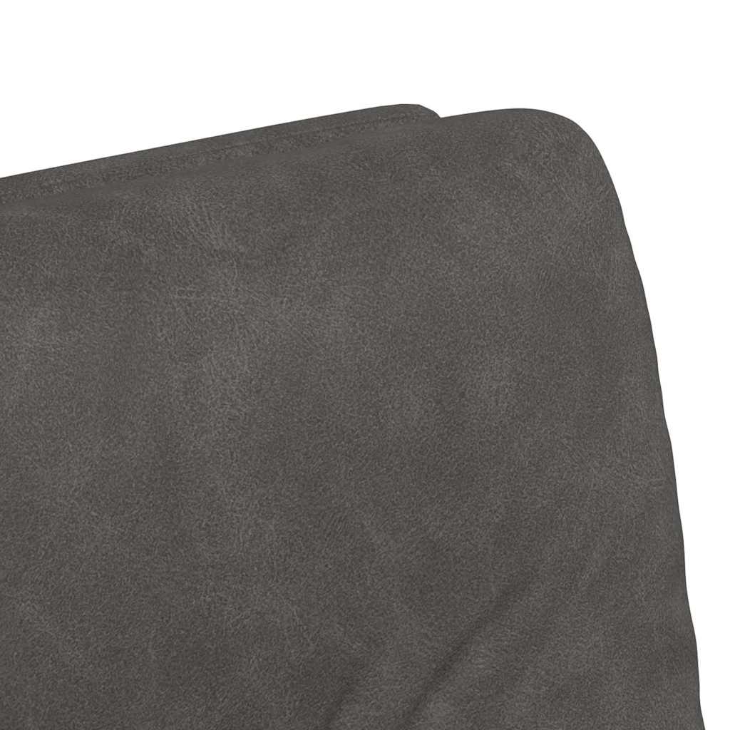 Spisebordsstole med hjul 2 pcs Sort 57 x 67 x 95 cm Kunstlæder