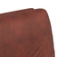 Spisebordsstole med hjul 2 pcs Skinnende brun 57 x 67 x 95 cm