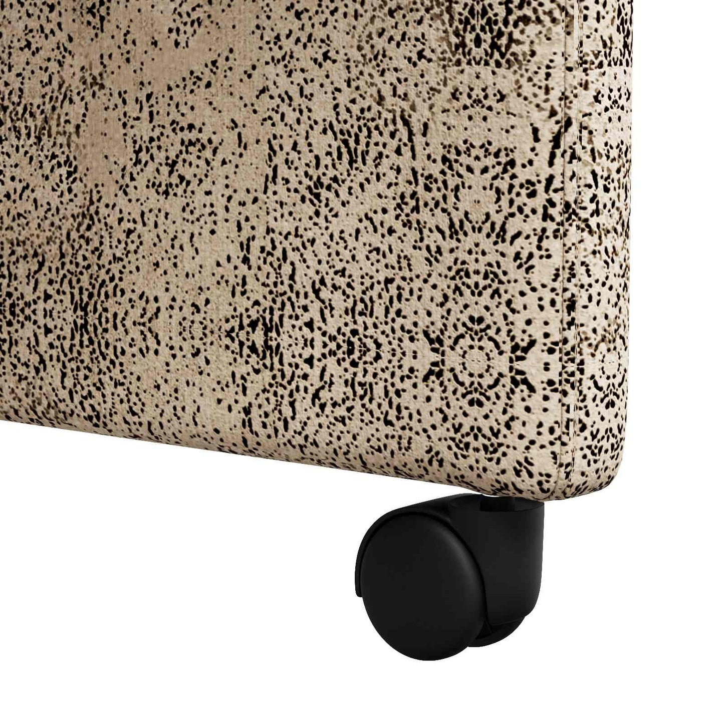 Spisebordsstole med hjul med hjul 2 pcs Lysegrå 57 x 67 x 95 cm