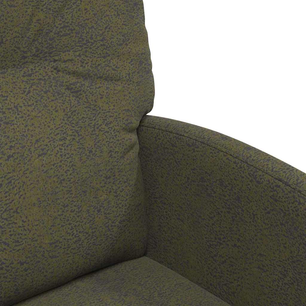 Spisebordsstole med hjul 2 pcs Army grøn 57 x 67 x 95 cm