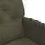 Spisebordsstole med hjul 2 pcs Army grøn 58 x 67 x 97 cm