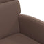 Spisebordsstole med hjul 2 pcs Brun 58 x 65 x 98 cm Kunstlæder