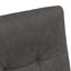 Spisebordsstole med hjul 2 pcs Sort 58 x 67 x 97 cm Kunstlæder