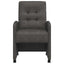Spisebordsstole med hjul 2 pcs Sort 58 x 67 x 97 cm Kunstlæder