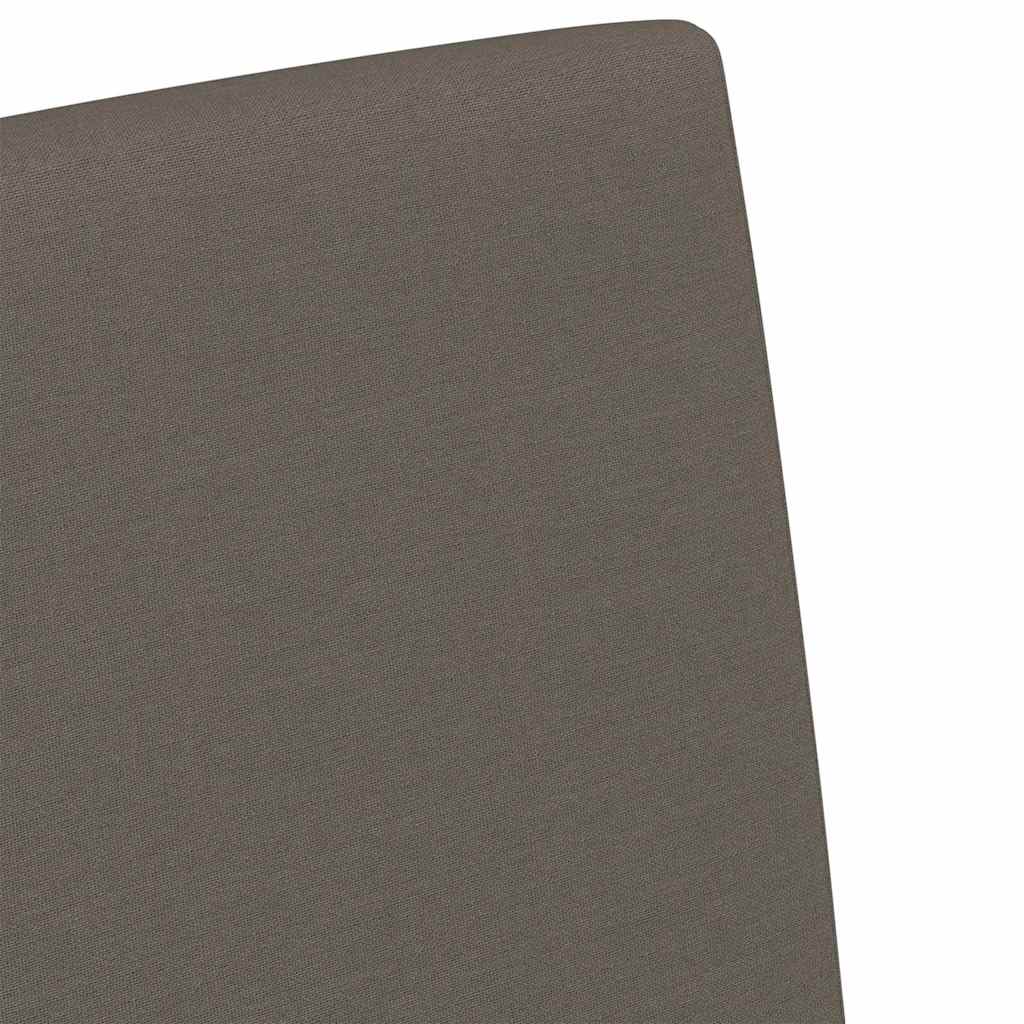 Spisestole med hjul 2 pcs Lysegrå 57 x 67 x 95 cm Linned
