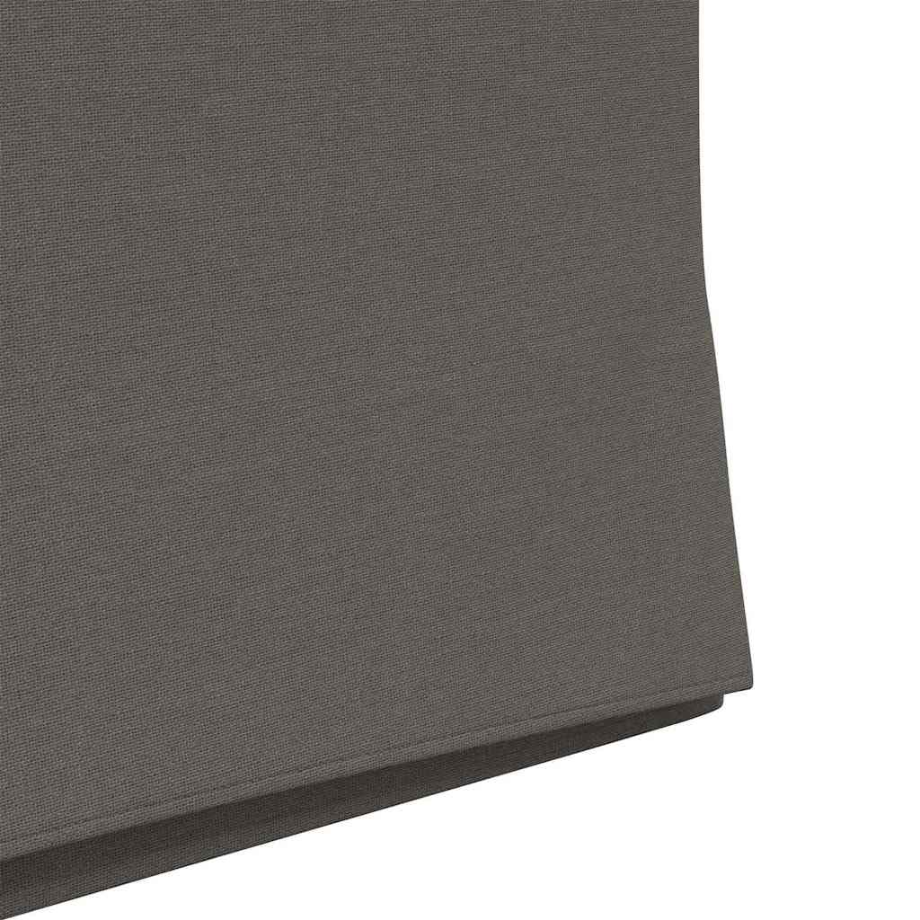 Spisestole med hjul 2 pcs Lysegrå 57 x 67 x 95 cm Linned