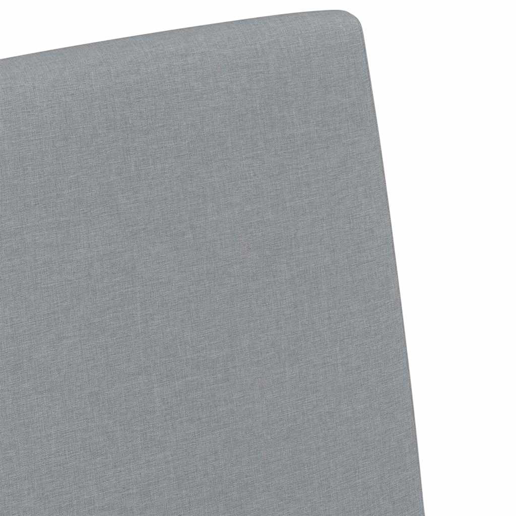 Spisestole 2 pcs Lysegrå 57 x 67 x 95 cm Stof