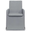 Spisestole 2 pcs Lysegrå 57 x 67 x 95 cm Stof