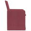 Spisestole 2 pcs Vinrød 57 x 67 x 95 cm Stof