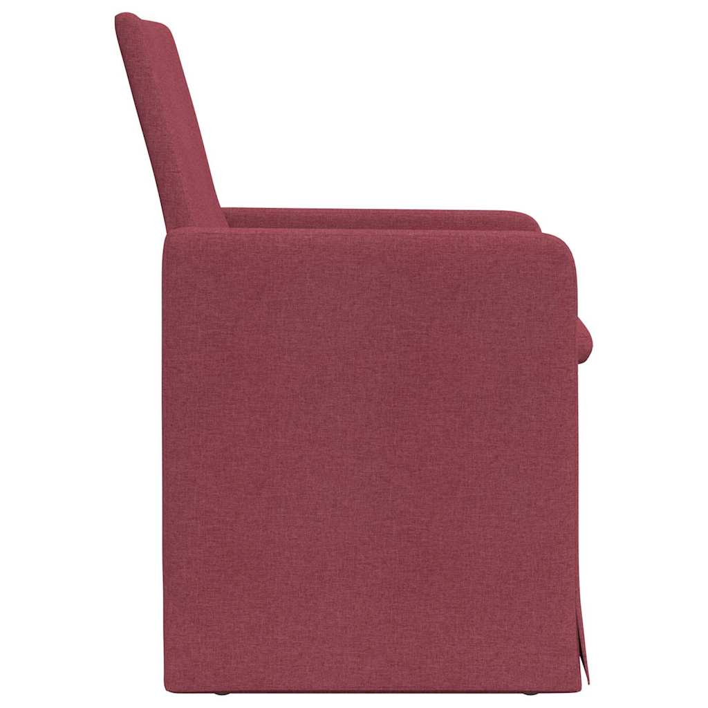 Spisestole 2 pcs Vinrød 57 x 67 x 95 cm Stof