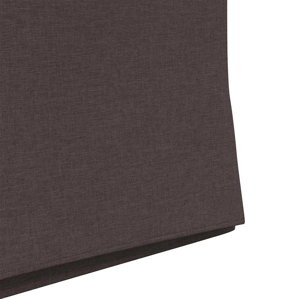 Spisestole 2 pcs Mørkebrun 57 x 67 x 95 cm Stof