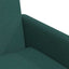 Spisestole 2 pcs Mørkegrøn 57 x 67 x 95 cm Stof