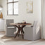 Spisestole 2 pcs Gråbrun 57 x 67 x 95 cm Stof