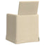 Spisestole 2 pcs Creme 57 x 67 x 95 cm Stof
