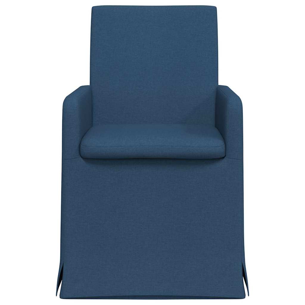 Spisestole 2 pcs Blå 57 x 67 x 95 cm Stof