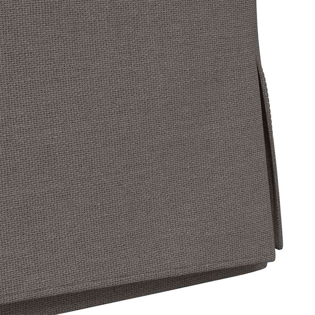 Spisestole 2 pcs Lysegrå 57 x 67 x 98 cm Linned