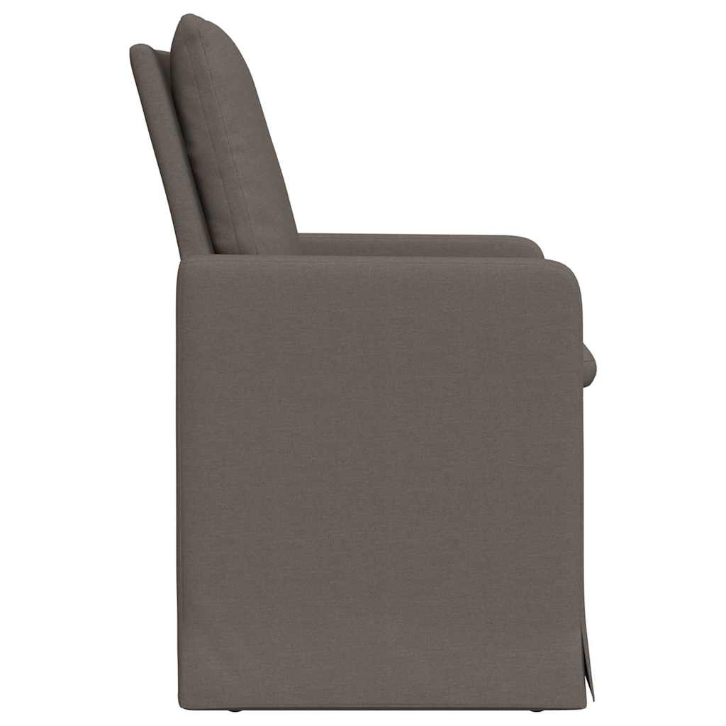 Spisestole 2 pcs Lysegrå 57 x 67 x 98 cm Linned
