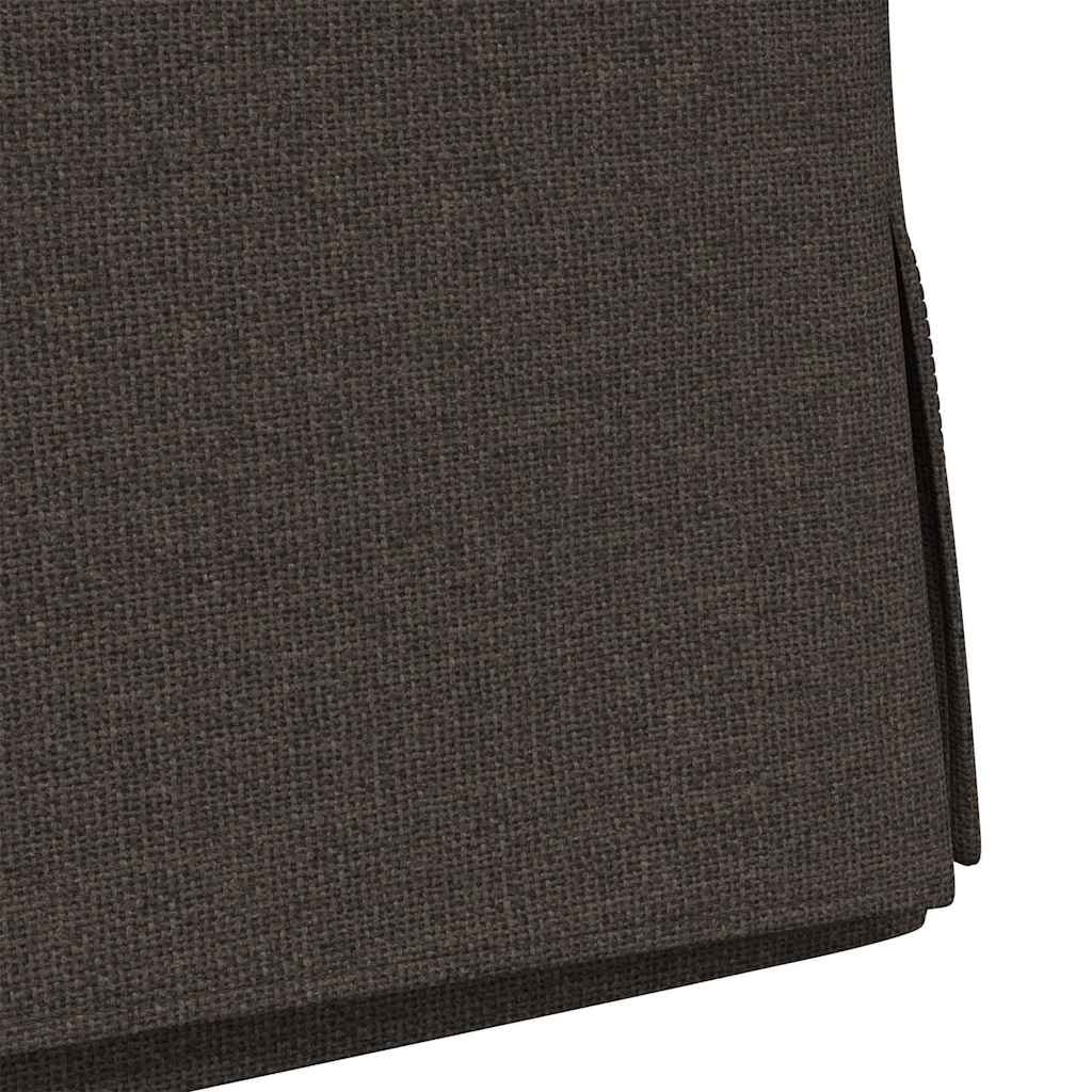 Spisestole 2 pcs Mørkegrå 57 x 67 x 98 cm Linned