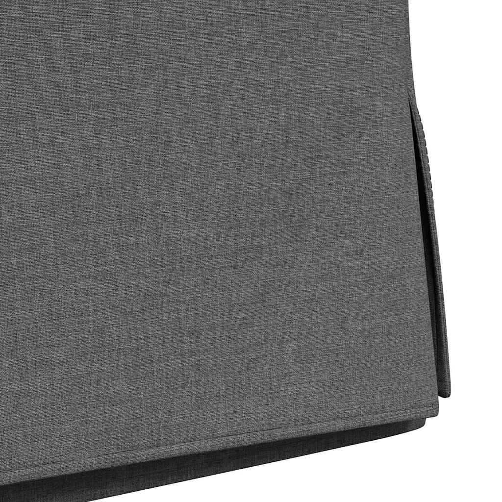 Spisestole 2 pcs Mørkegrå 57 x 67 x 98 cm Stof