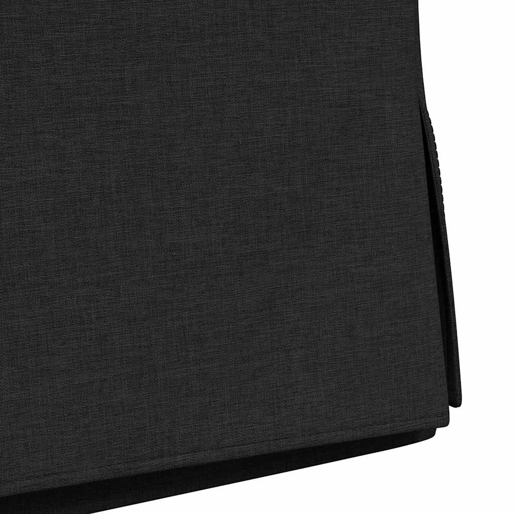 Spisestole 2 pcs Sort 57 x 67 x 98 cm Stof