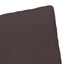 Spisestole 2 pcs Mørkebrun 57 x 67 x 98 cm Stof