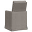Spisestole 2 pcs Gråbrun 57 x 67 x 98 cm Stof