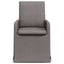 Spisestole 2 pcs Gråbrun 57 x 67 x 98 cm Stof