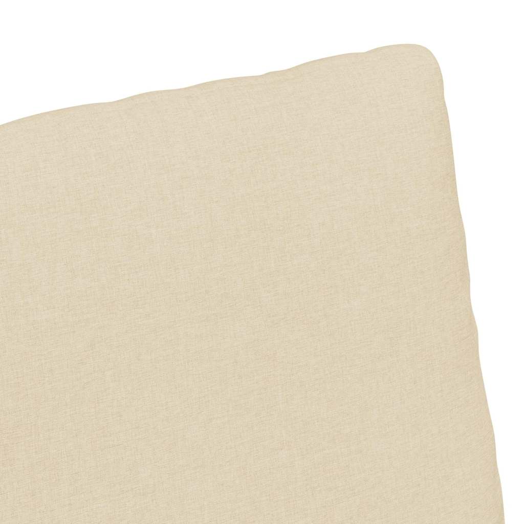 Spisestole 2 pcs Creme 57 x 67 x 98 cm Stof
