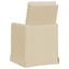 Spisestole 2 pcs Creme 57 x 67 x 98 cm Stof