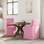 Spisestole 2 pcs Lyserød 57 x 67 x 98 cm Stof
