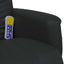 Svingende Massage Recliner Stol Sort 71 x 90 x 105 cm