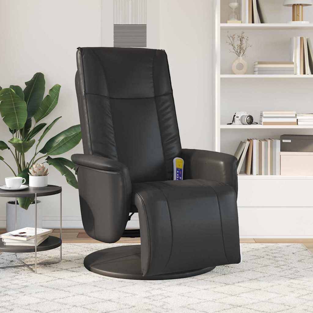 Svingende Massage Recliner Stol Sort 71 x 90 x 105 cm