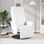 Svingende Massage Recliner Stol Hvid 71 x 90 x 105 cm