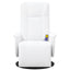 Svingende Massage Recliner Stol Hvid 71 x 90 x 105 cm