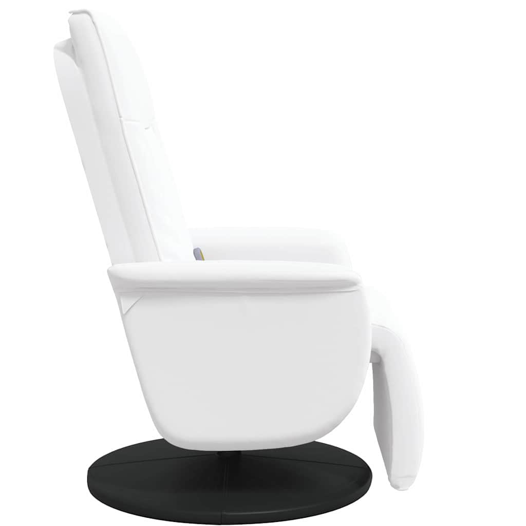 Svingende Massage Recliner Stol Hvid 71 x 90 x 105 cm
