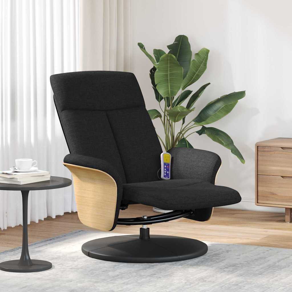 Massage Lænestol Sort 79 x 87 x 104,5 cm Stof