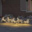 LED Rensdyr med 40 LED'er 5 pcs Guld PET