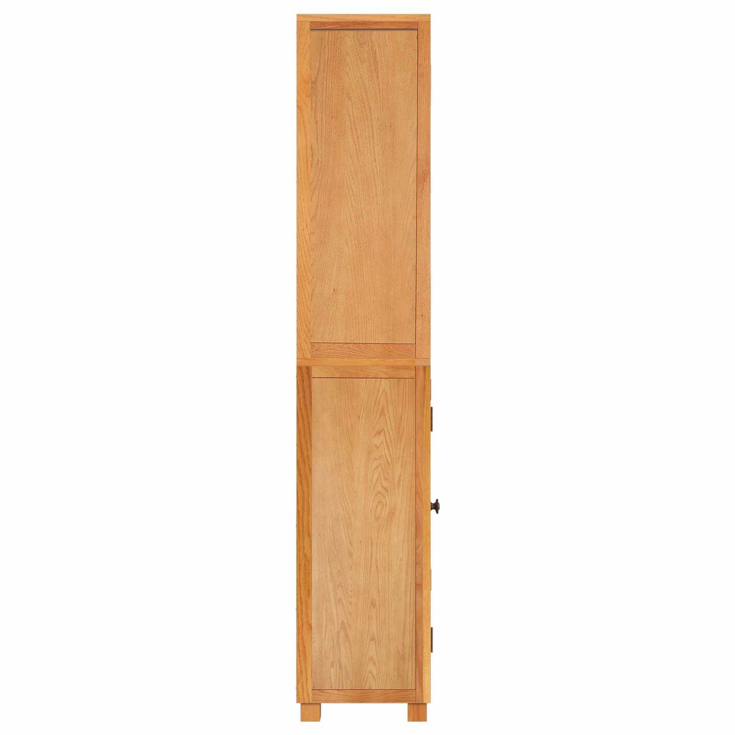 Opbevaringsmøbel Sæt 2 stk. Naturfarvet 80 x 35 x 185 cm