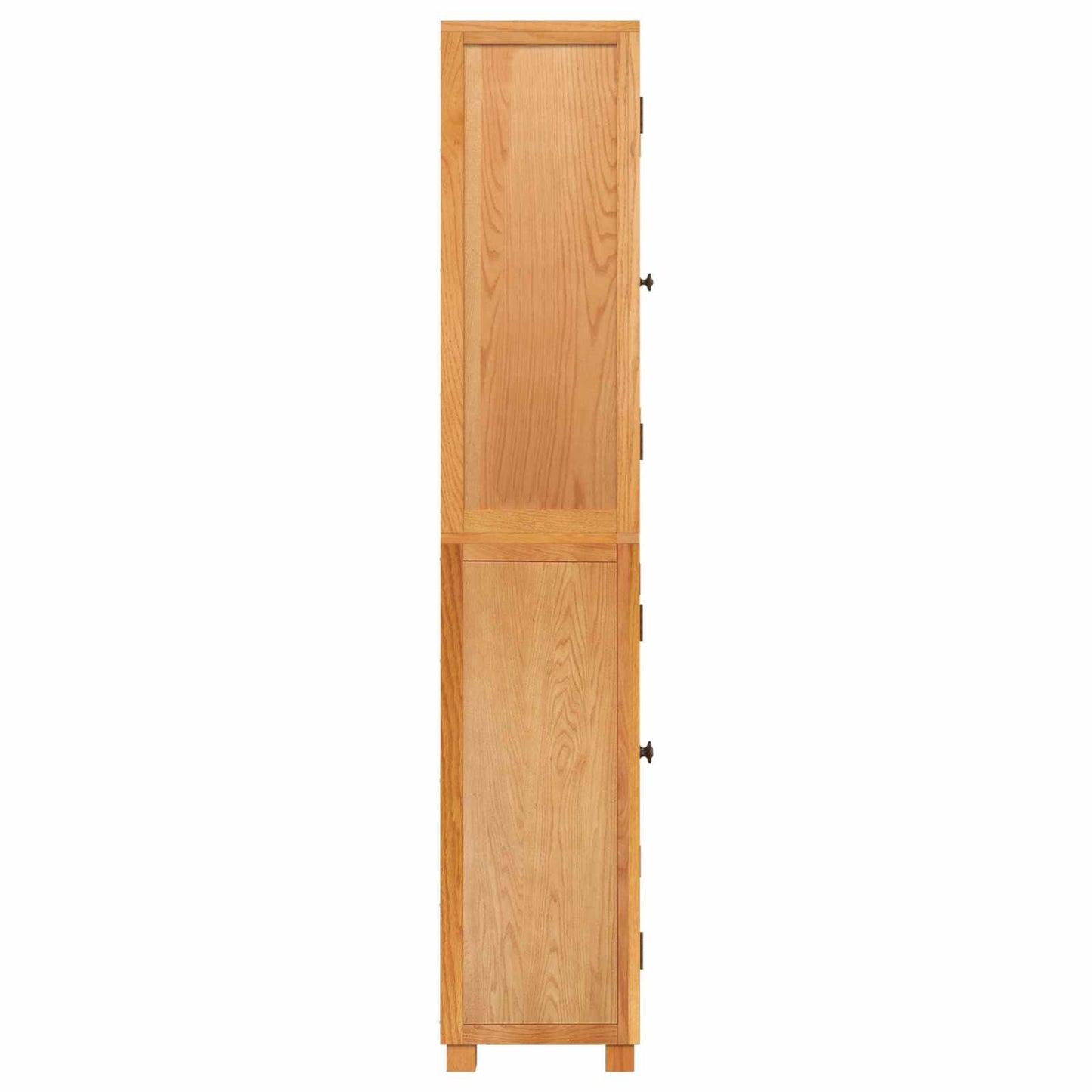 Opbevaringsmøbel Sæt 2 stk. Naturfarvet 80 x 35 x 185 cm