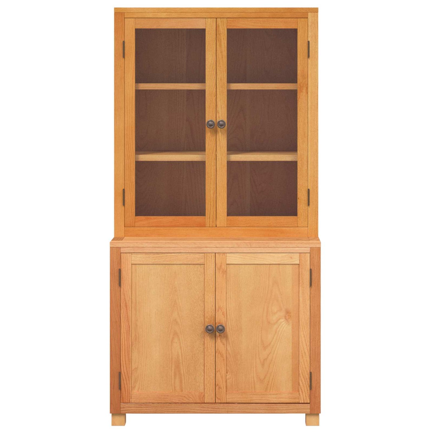 Opbevaringsmøbel Sæt med dør 2 stk. Brun 80 x 50 x 160 cm