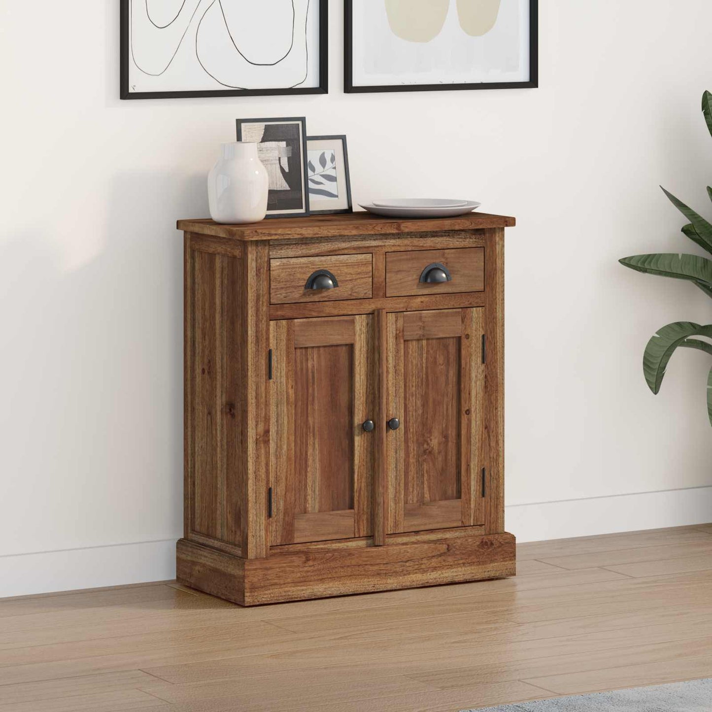Opbevaringsskab Naturfarvet 65 x 30 x 75 cm Massiv Teaktræ