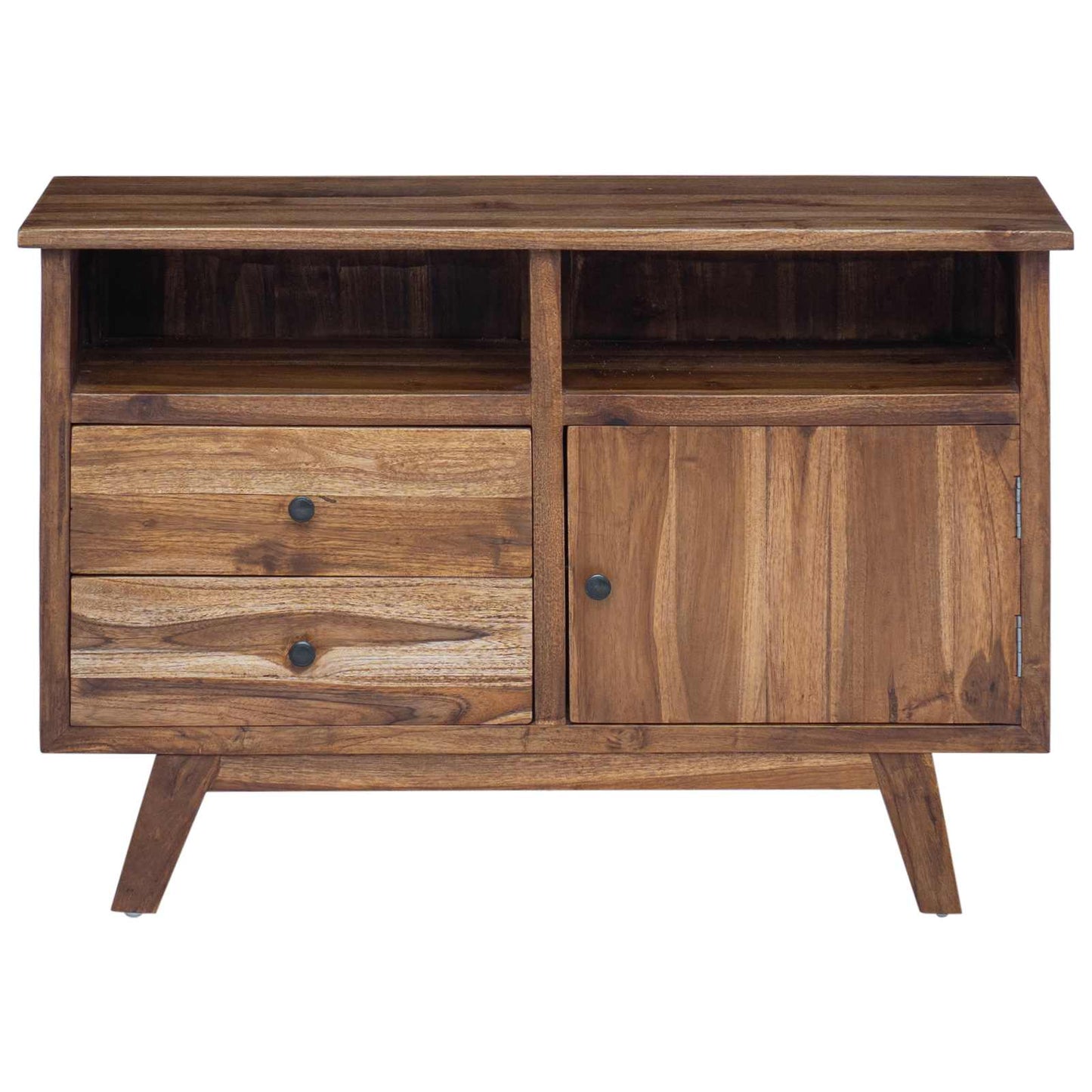 Sideboard Naturfarvet 100 x 30 x 68 cm Massiv Teaktræ